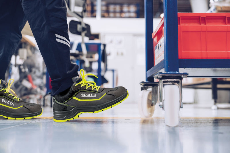 Carica immagine in Galleria Viewer, SPARCO OREGON PANT. GREY/YELL FL