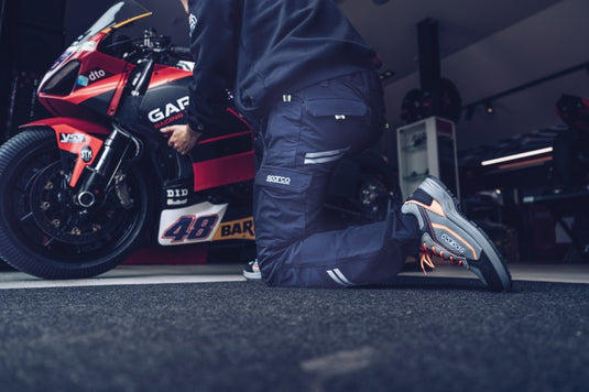 SPARCO OREGON PANT. BLACK/GREY