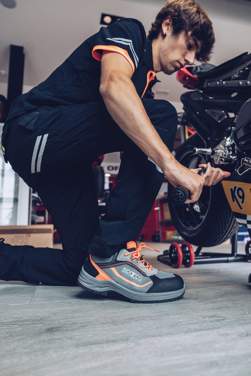 Carica immagine in Galleria Viewer, SPARCO KANSAS PANT. LIGHT BLACK/GREY