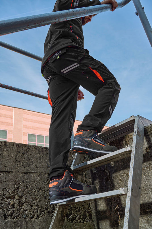 SPARCO OREGON PANT. BLACK/GREY