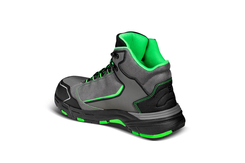 Carica immagine in Galleria Viewer, SPARCO LEAP S3S SR HRO GREY/GREEN FL