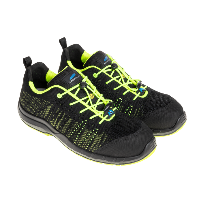 AB LE MANS S1PL FO SR ESD BLACK/GIALLO FLUO