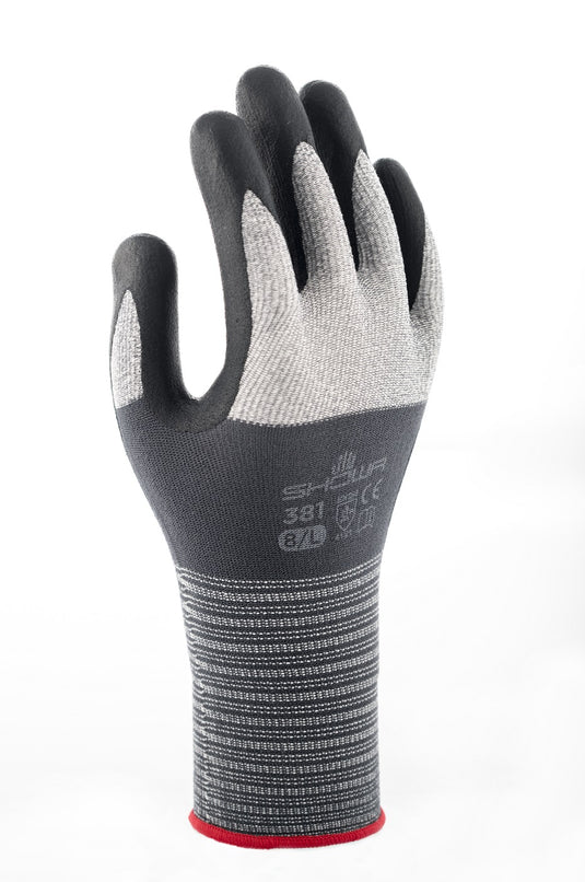 Showa 341 Guanti Idrorepellente Palma Lattice Leggero Buona - Foto 3